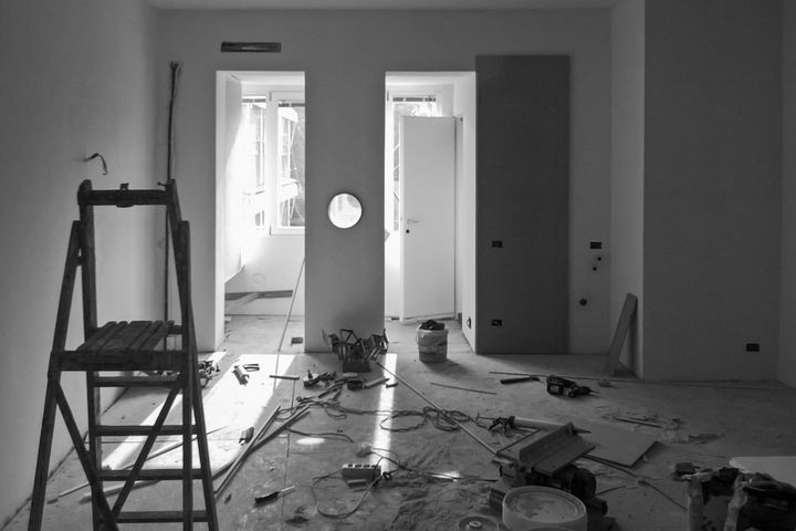 Durante i lavori di ristrutturazione