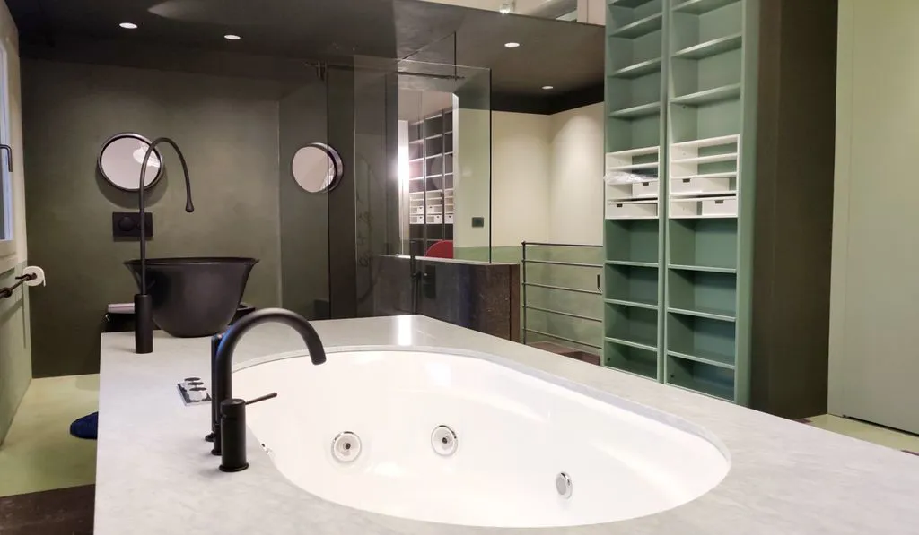 Dettagli vasca da bagno